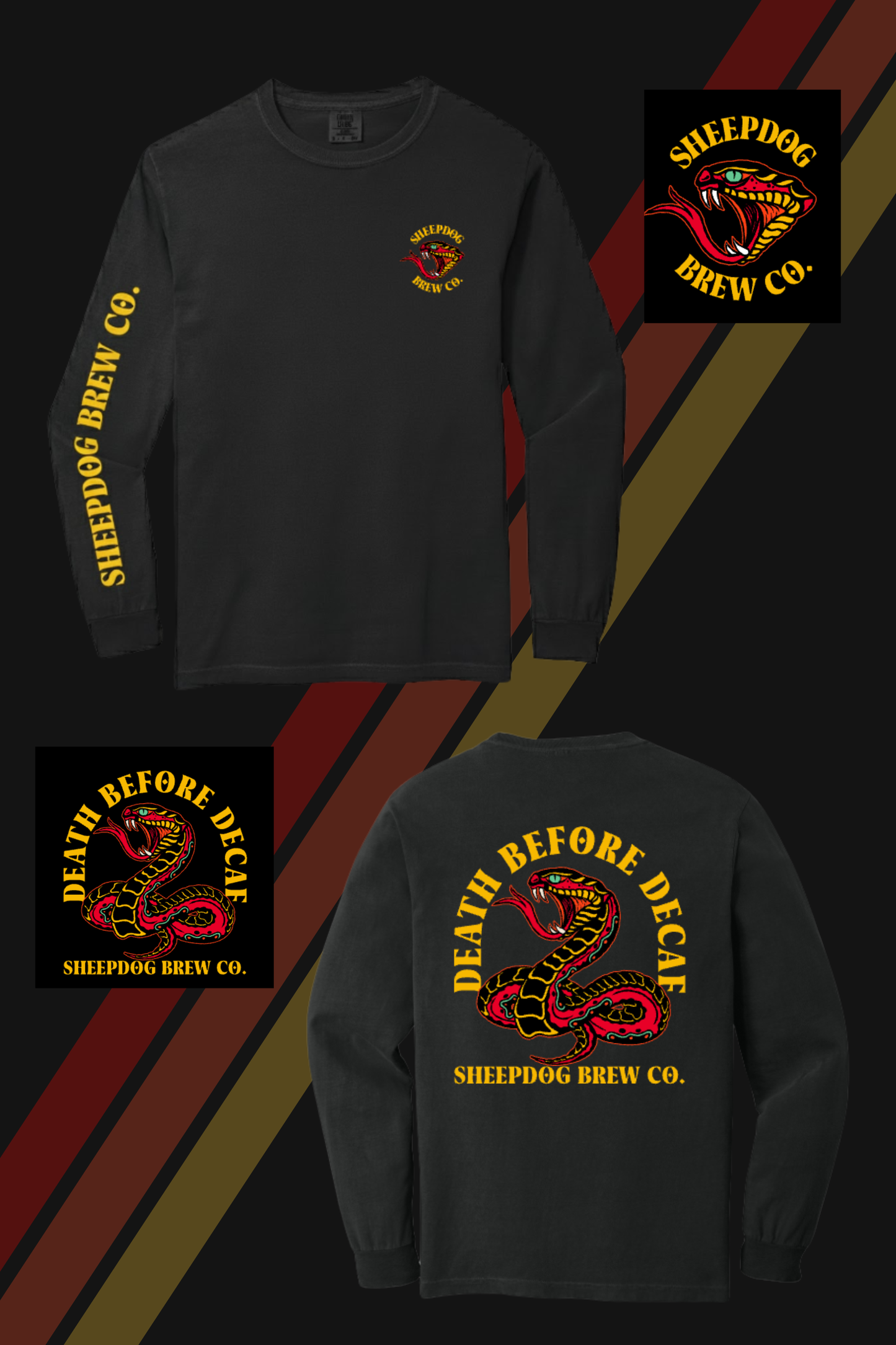 Death Before Decaf Long Sleeve