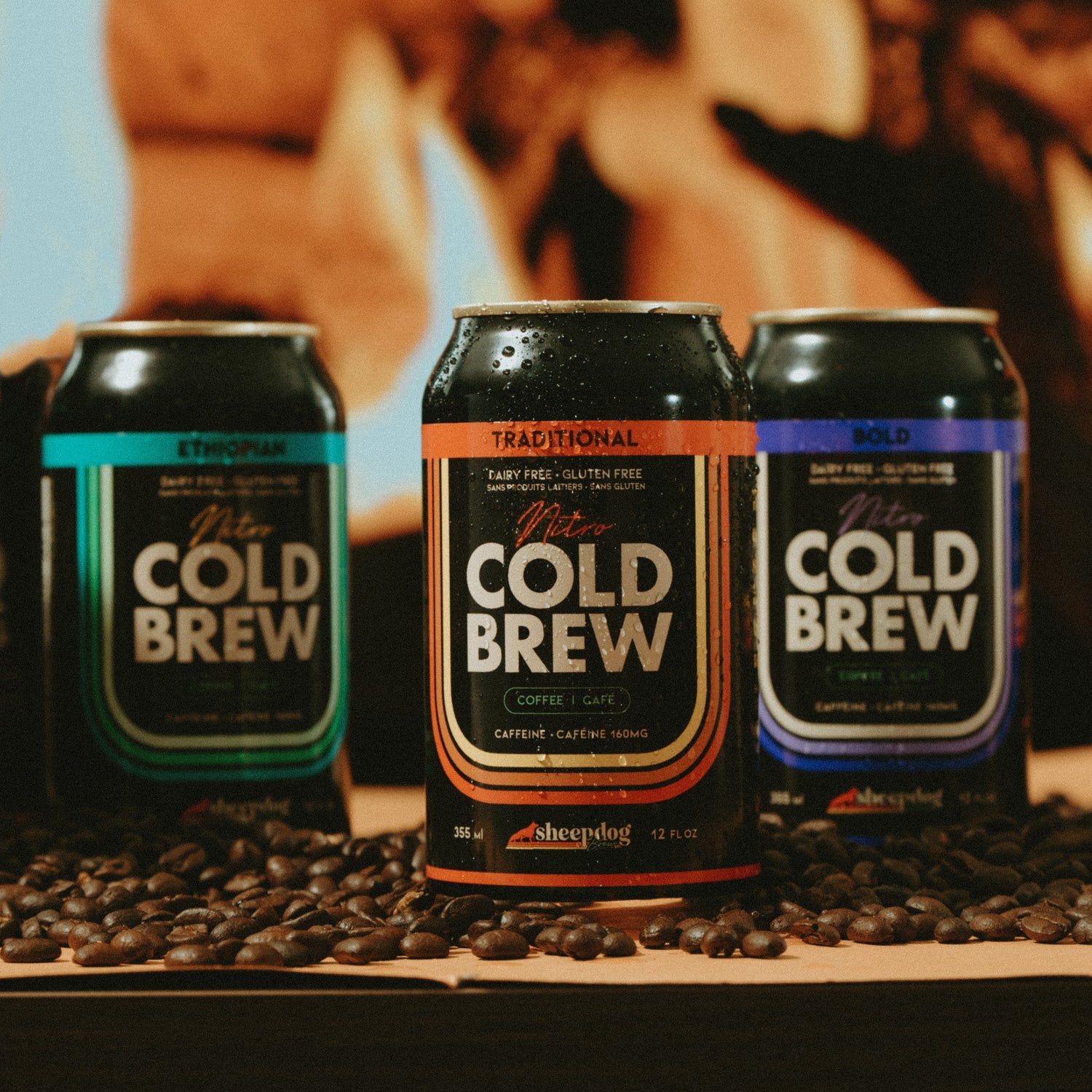 A glass of nitro cold brew