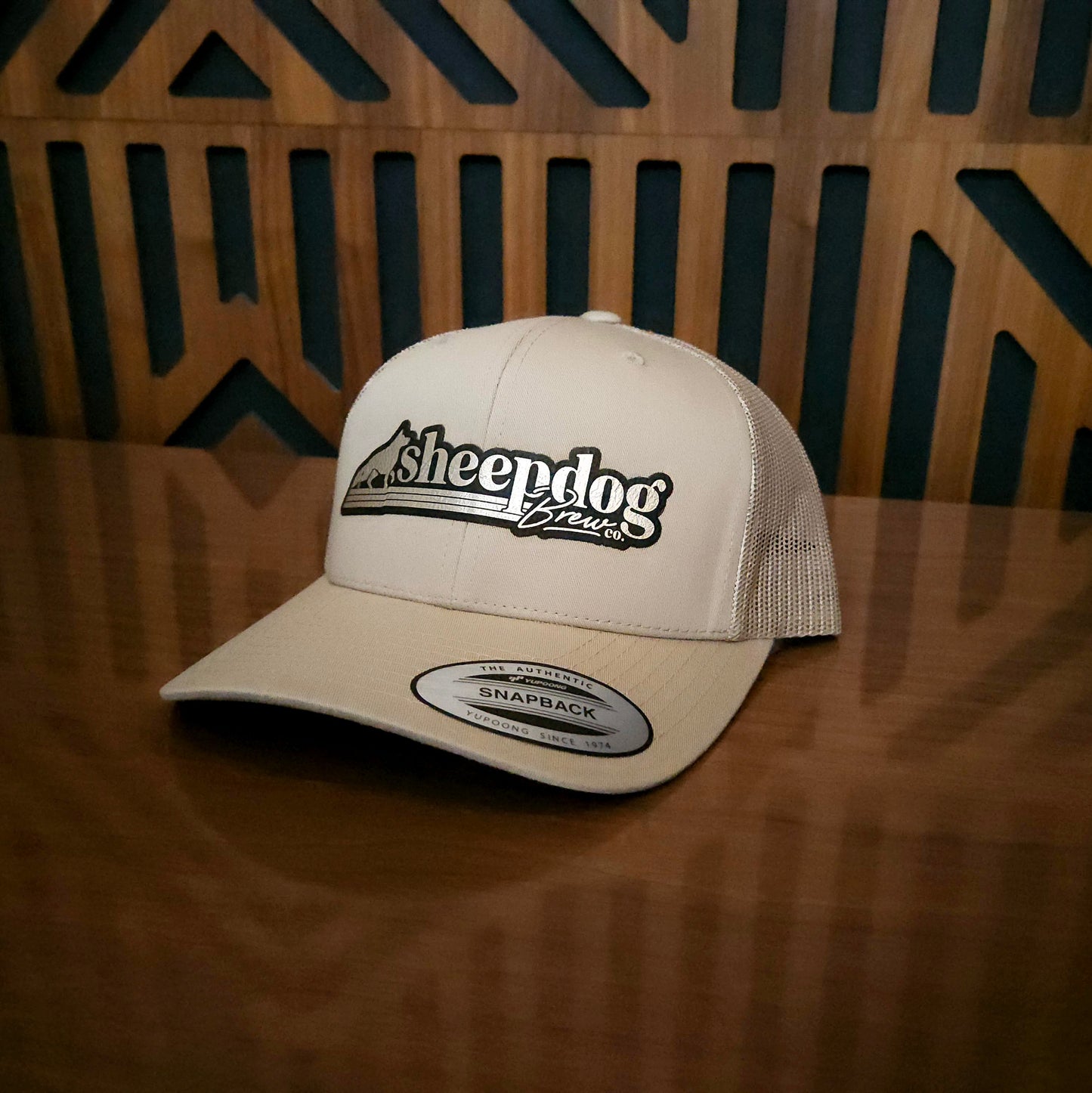 Beige Sheepdog Brew Co. Hat