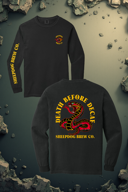 PRE-SALE Death Before Decaf Long Sleeve