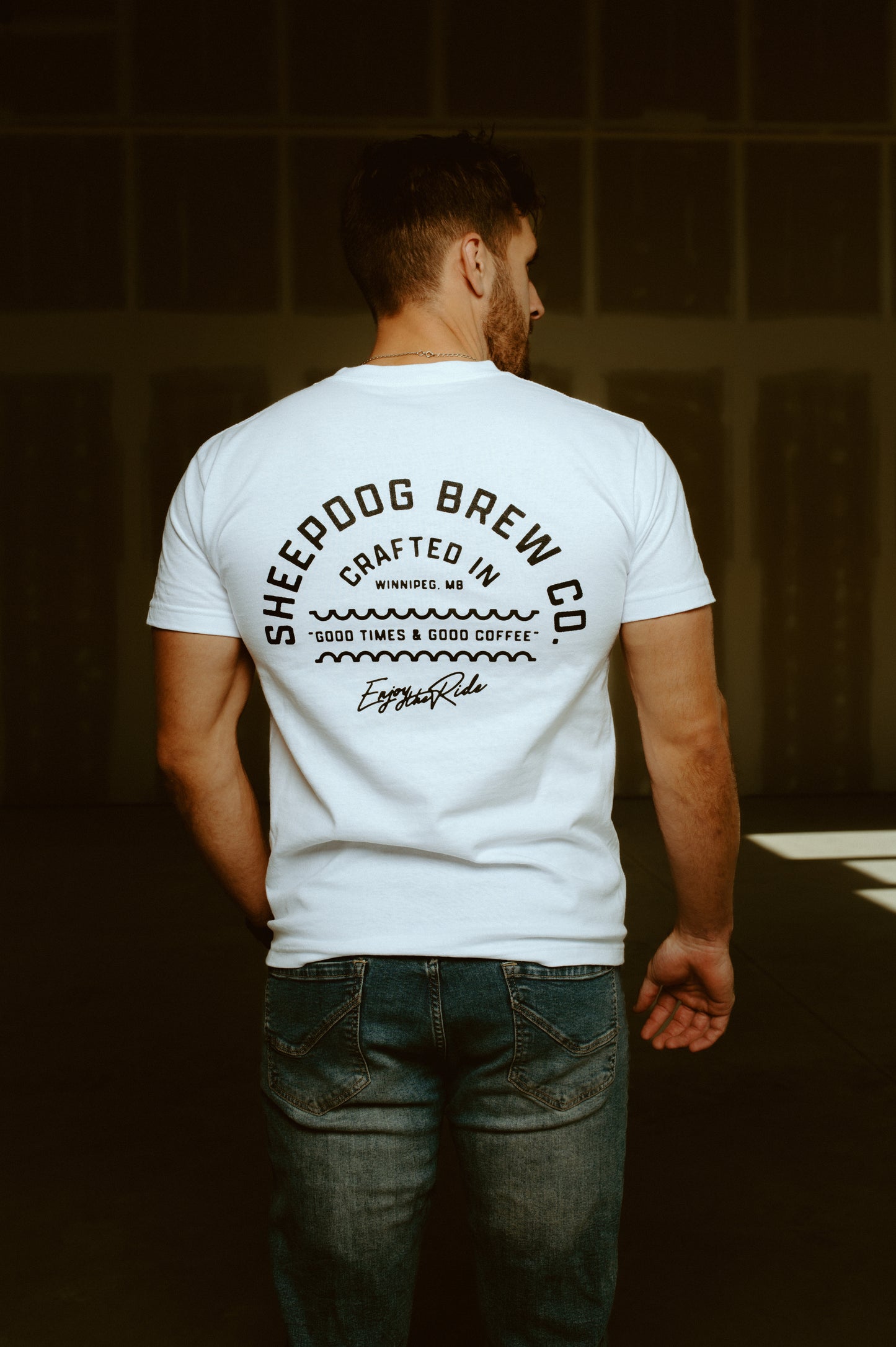 White Enjoy the Ride T-Shirt