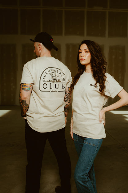Beige Cold Brew Club T-Shirt